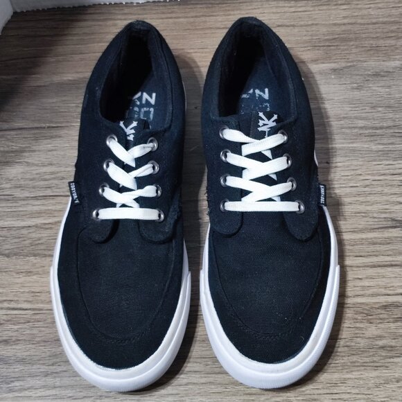 Zoo York Canvas Low Top Skater Sneaker Men's Youth Size 6 Black Athletic Shoes - Picture 4 of 10